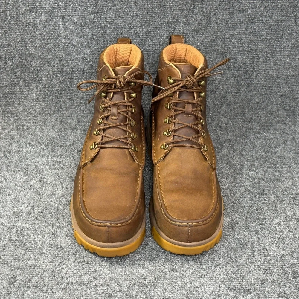 Twisted X CellStretch Work Boots Men's 13 Brown Leather Composite Toe Lace Up